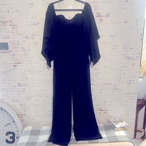 White House Black Market Off the Shoulder Jumpsuit